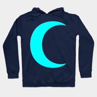 Crescent (aquamarine) Hoodie